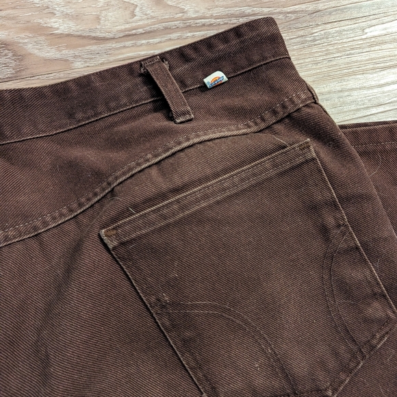 Vintage Dickies RARE western brown work jeans 38 - Picture 3 of 4